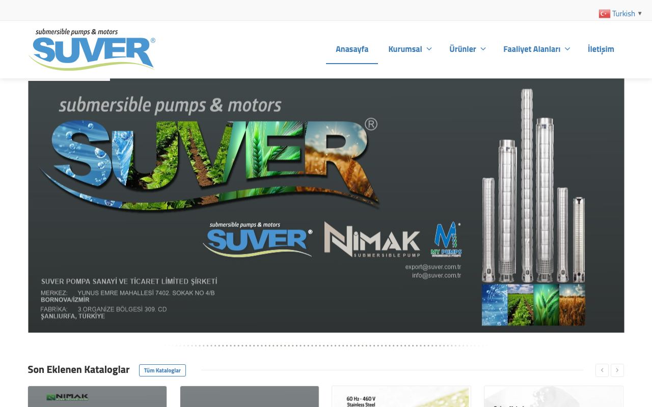 Suver Pompa Sanayi ve Ticaret Limited Şirketi / SUVER / Nimak Dalgıç Pompa