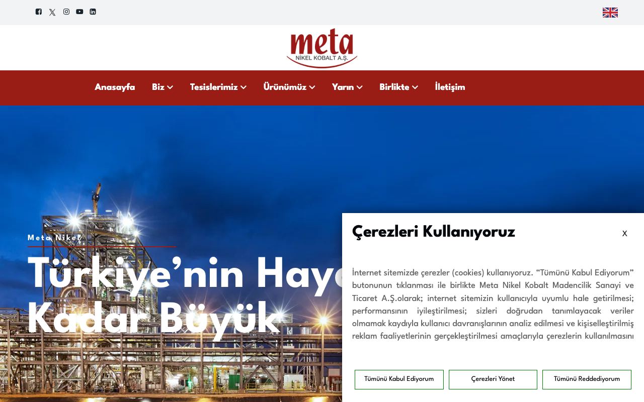 Meta Nikel Kobalt Madencilik Sanayi ve Ticaret A.Ş.