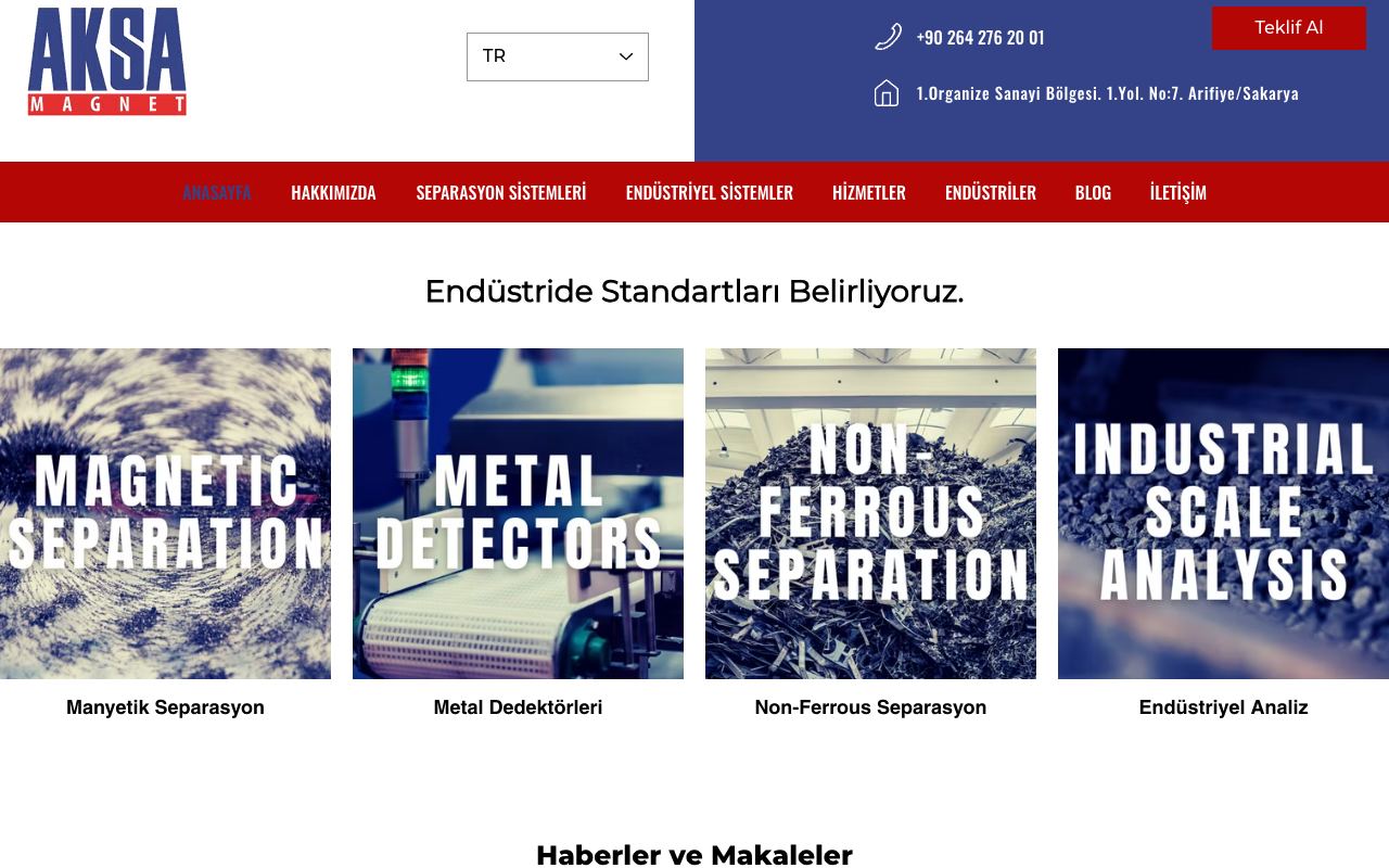 Aksa Magnet Endüstriyel Sistemler