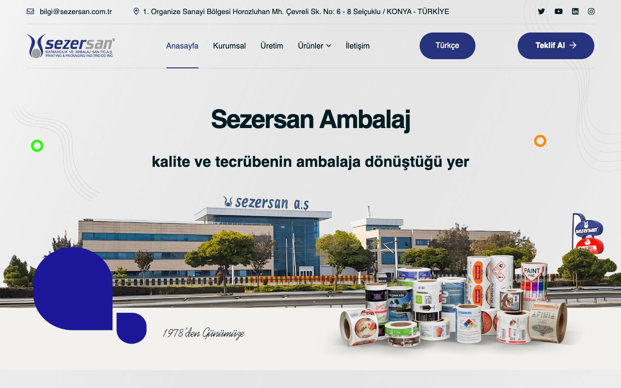 Sezersan Ambalaj