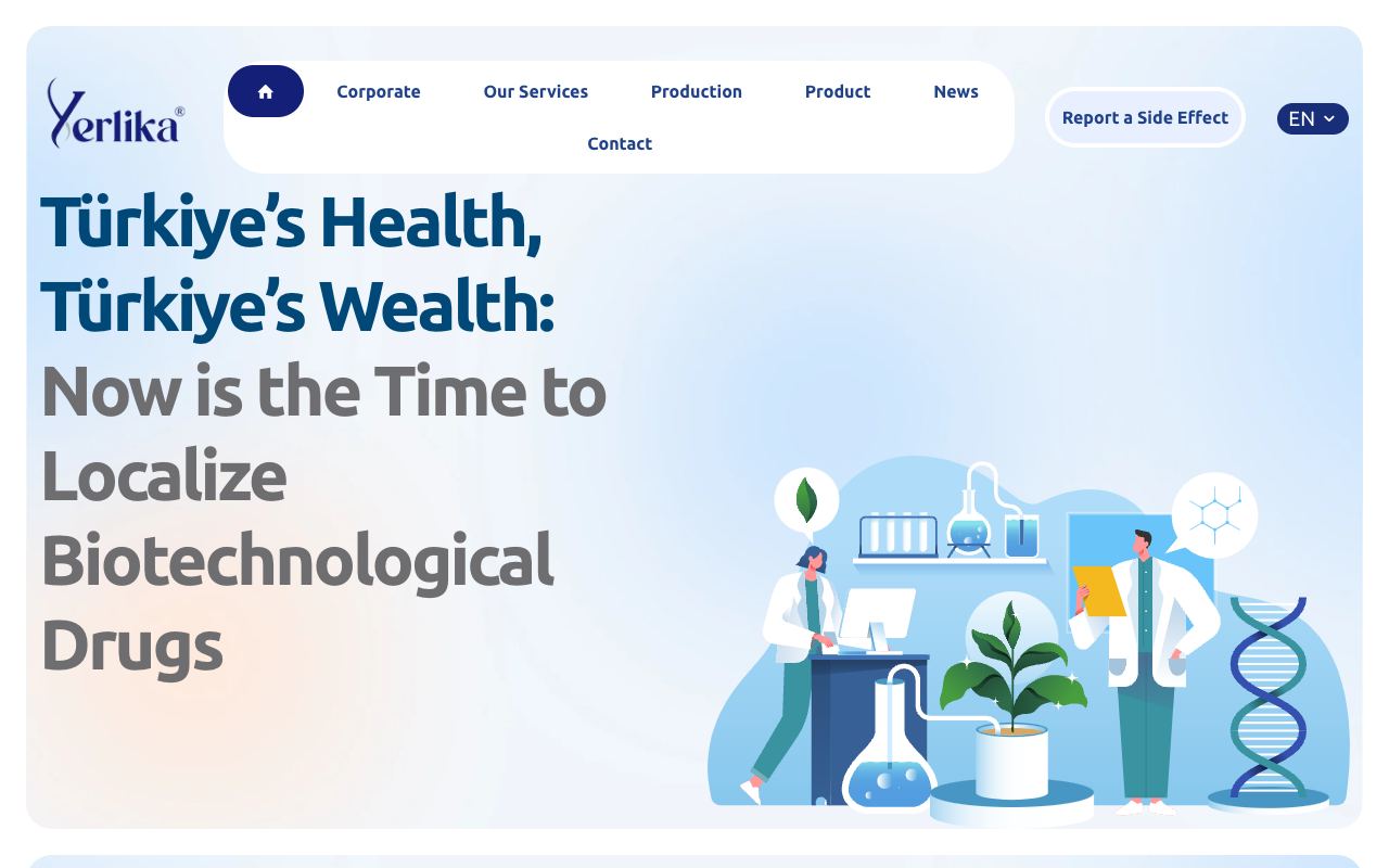 Yerlika Pharmaceutical Industry and Trade Inc.