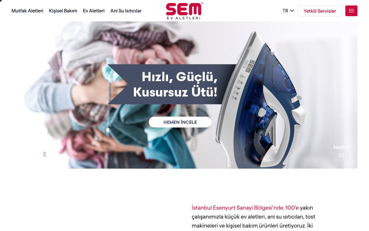 SEM Isı Plastik Gıda Tur. Day. Tük. İth. İhr. San. Tic. A.Ş. / Sem Home