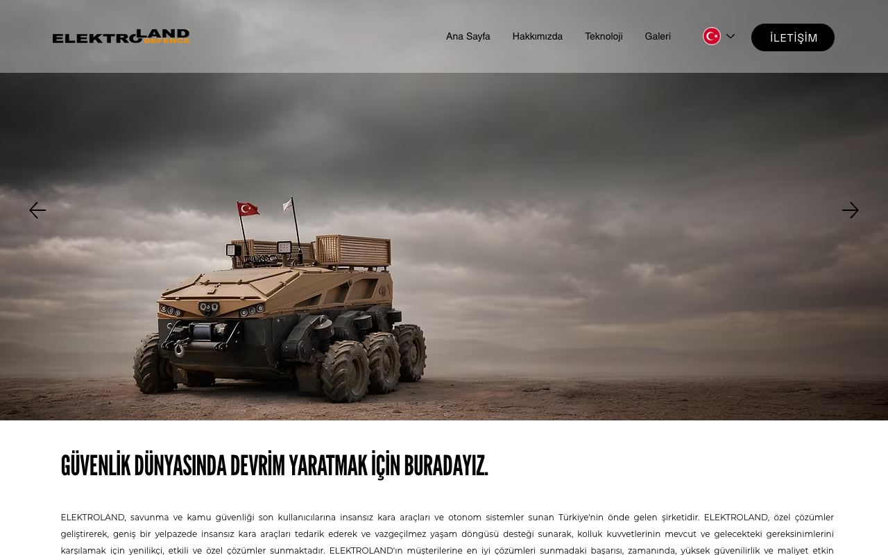 ELEKTROLAND Savunma Sanayi A.Ş.