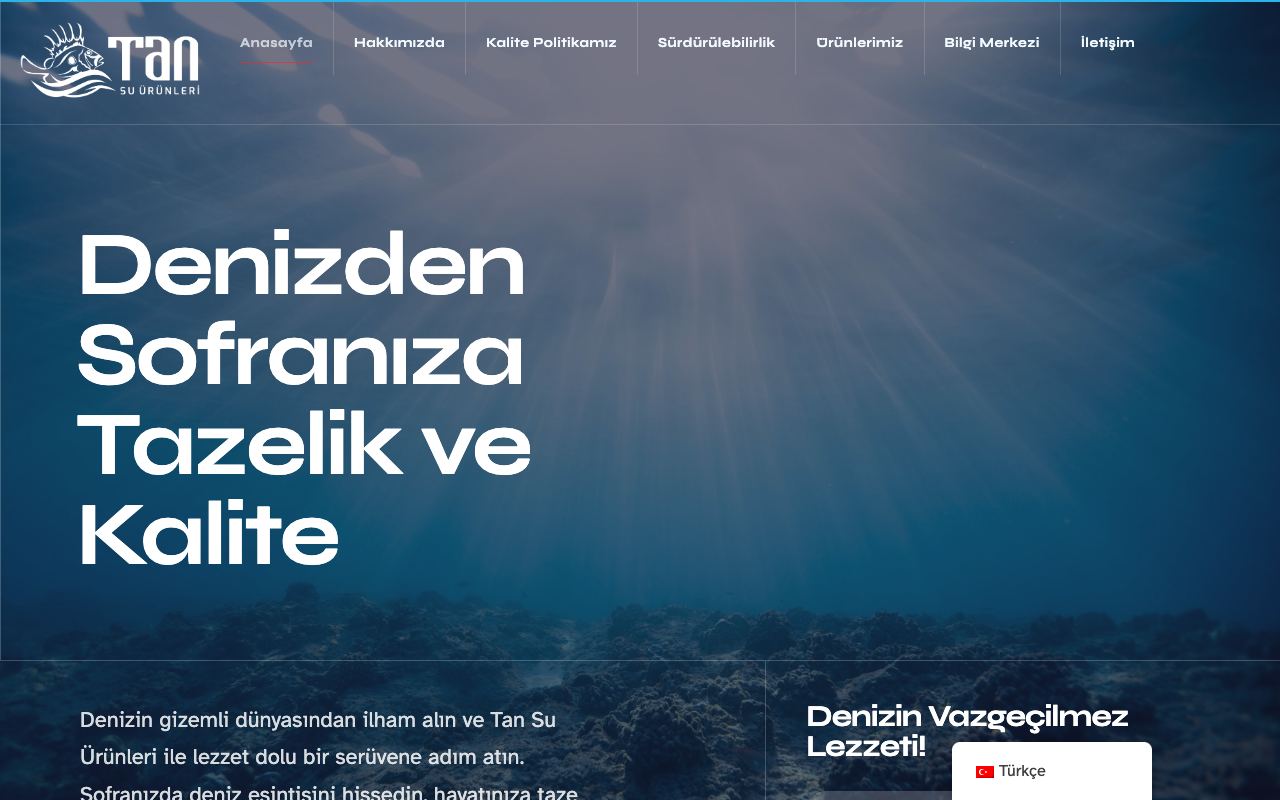 Tan Su Ürünleri San. ve Tic. Ltd. Şti.