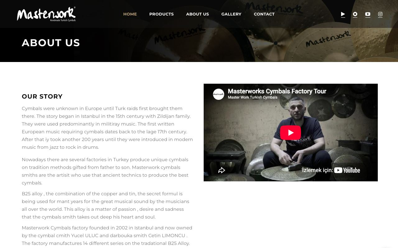 Masterwork Cymbals