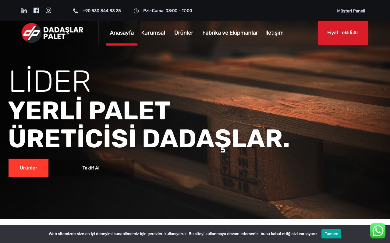 Dadaşlar Palet / Dadaşlar Ambalaj