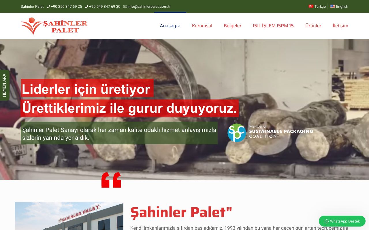 Şahinler Palet