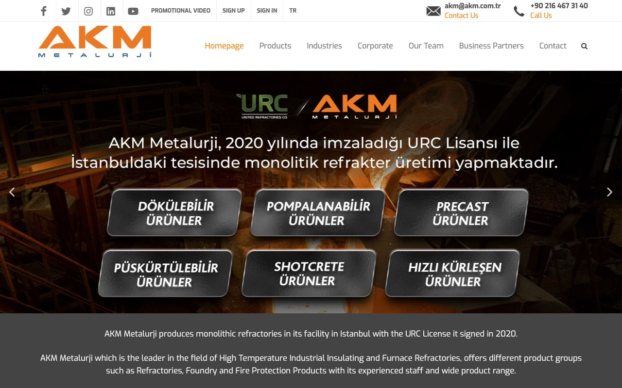 AKM Metalurji Sanayi Temsilcilik ve Dış Tic. Ltd. Şti.