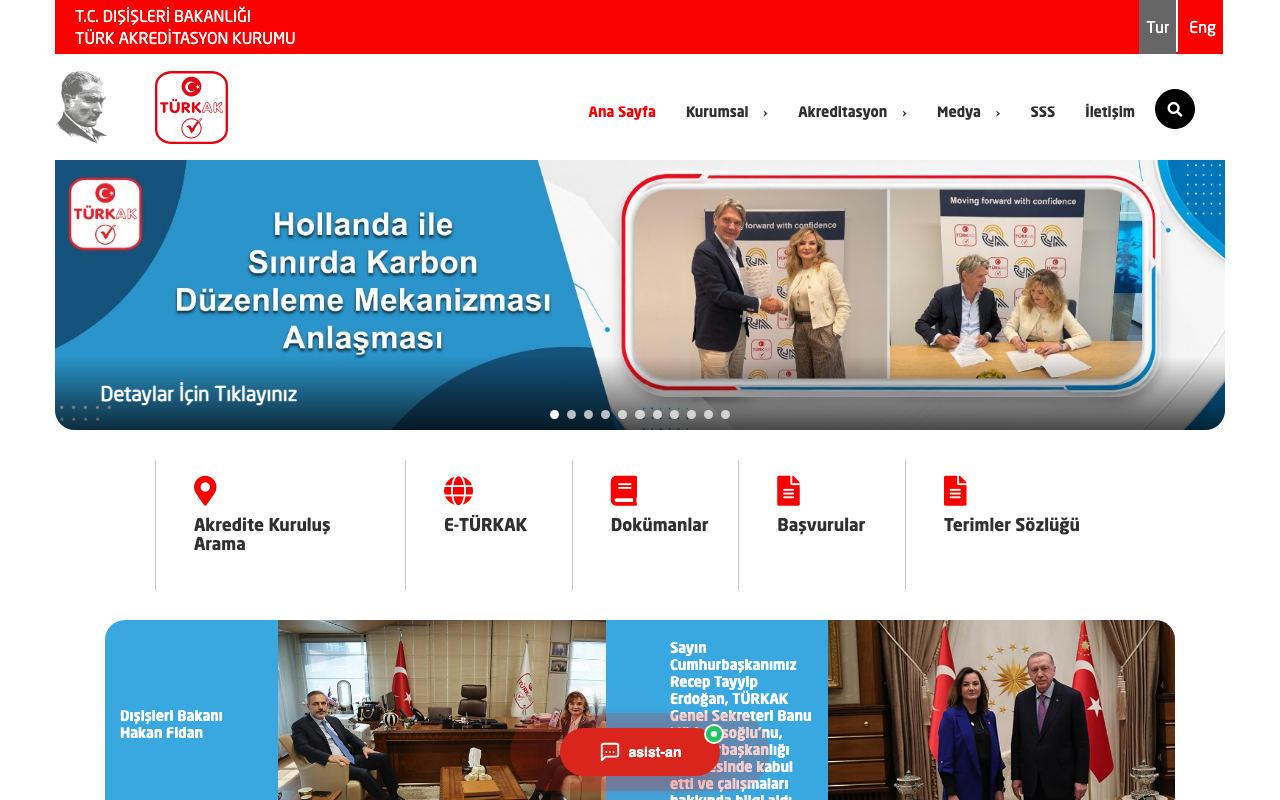 Türk Akreditasyon Kurumu (TÜRKAK)