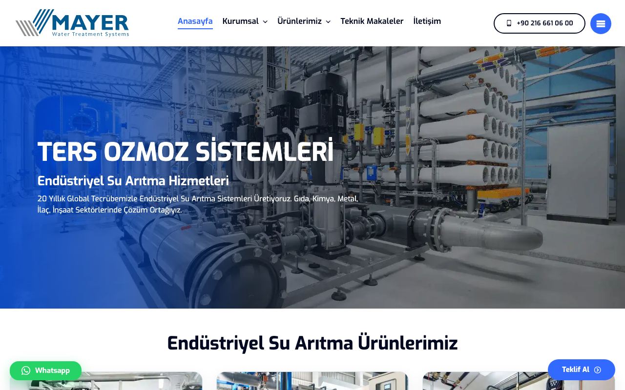 Mayer Su Arıtma